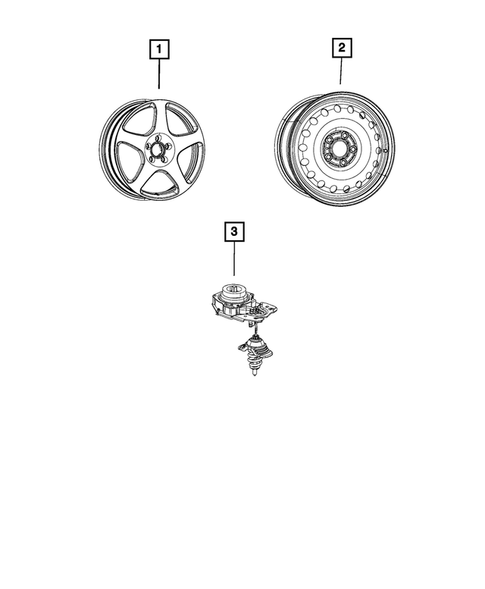 Wheel Spare for 2021 Jeep Grand Cherokee L #0