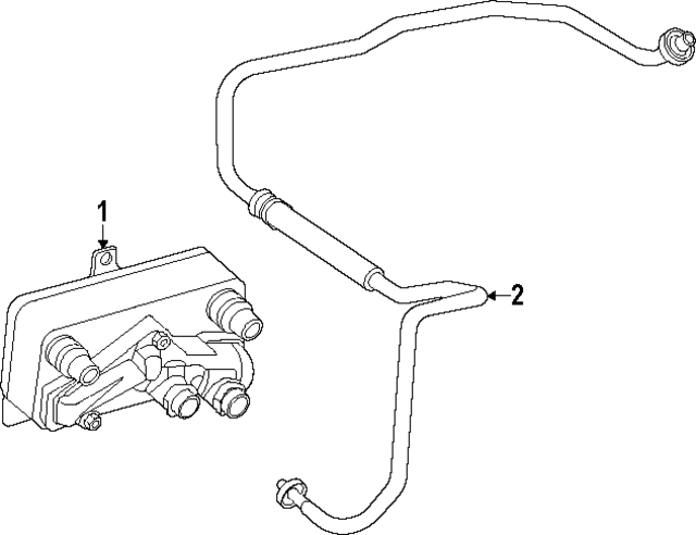 9075001500 - Cooling System: Trans Cooler for Mercedes-Benz Image image