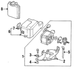 36510PR4A02 - Electrical: Actuator for Acura Image