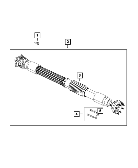 Drive Shaft for 2016 Jeep Wrangler #0