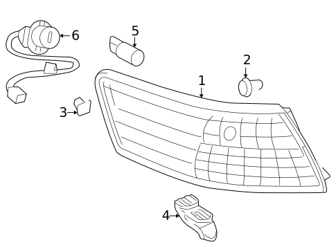 Combination Lamps for 2007 Toyota Camry #2
