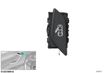 61319312671 - Vehicle Electrical System: Door Opening Button, Left for BMW Image