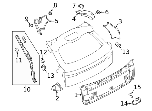 Interior Trim for 2022 Land Rover Range Rover Velar #0