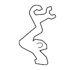 7L5907323A - : Wear Indicator Bracket for Porsche: 718 Boxster, 718 Cayman, 911, Boxster, Cayman, Panamera Image