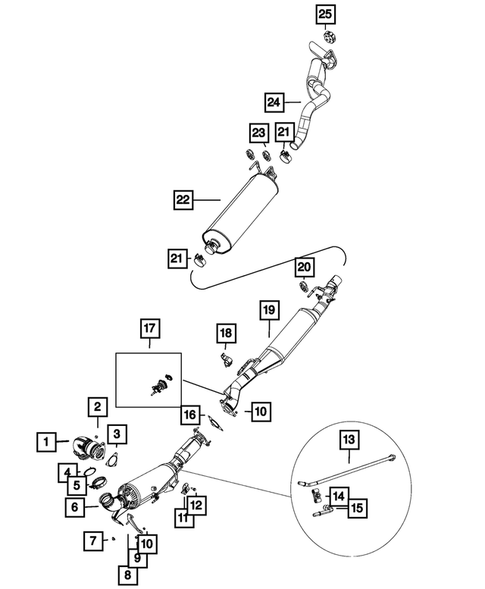 Exhaust System for 2019 Ram 1500 Classic #4