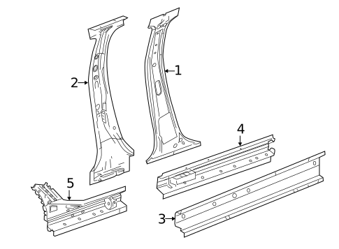 Center Pillar & Rocker for 2013 Chevrolet Spark #0