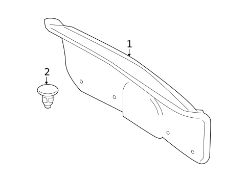 Interior Trim - Trunk for 2011 Mazda 3 #0