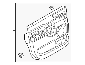 JL7Z7827407CA - : Door Trim Panel for Lincoln: Navigator Image