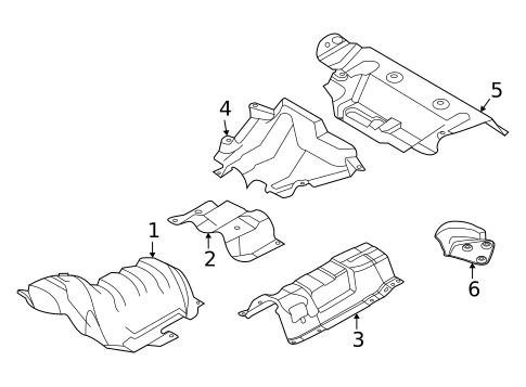 Heat Shields for 2024 Lincoln Corsair #0
