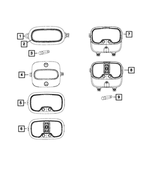 1BU29HDAAB - Electrical: Dome Lamp, Us, Canada, Mexico for Mopar Image