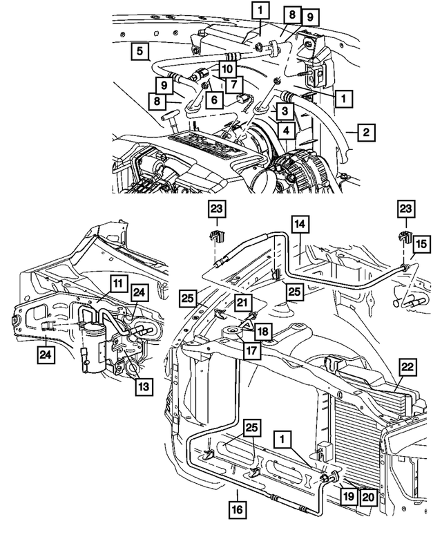 5011346AA - Air Conditioners and Heaters: A/c Line Valve Core for Mopar Image
