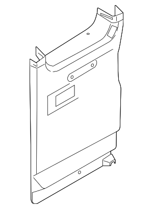 EK4Z6127411AJ - Body: Door Interior Trim Panel for Ford Image