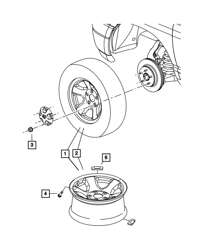 5GY15S4AAC - Wheels: Steel Wheel for Mopar Image