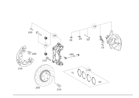 Front Wheel Brake for 2021 Mercedes-Benz G63 AMG #0