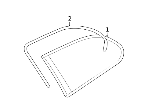 Glass & Hardware for 2008 BMW 535xi #0