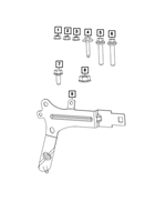 6104708AA - Electrical: Hex Nut for Mopar Image