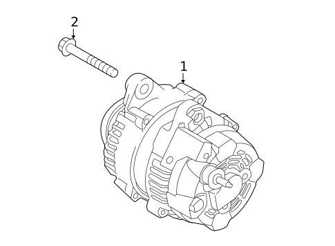 Alternator for 2018 Kia Sedona #2
