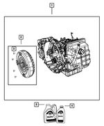R8090720AI - 62TE; 6-Speed; Automatic Transaxle: With Torque Converter Transmission Kit for Mopar Image