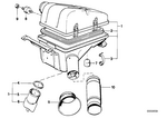 13721278138 - Fuel Preparation System: Air Filter Element for BMW Image