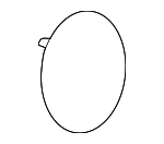 69510G3000 - Body: Fuel Door for Hyundai: Elantra GT Image