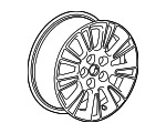 9597398 - Suspension: Wheel, Alloy for Buick: LaCrosse, Regal | Chevrolet: Malibu Image