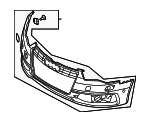 4G0807065DGRU - Body: Bumper Cover for Audi: A6, A6 Quattro Image