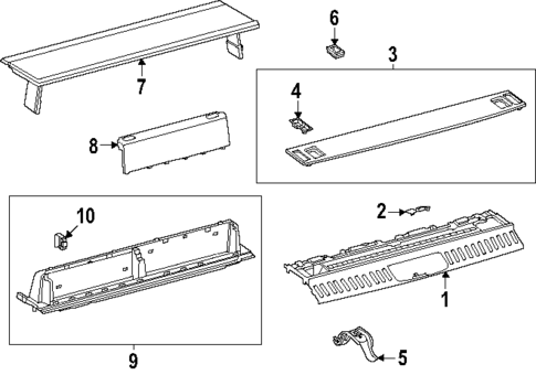 Interior Trim - Rear Body for 2025 Lexus LX700h #0
