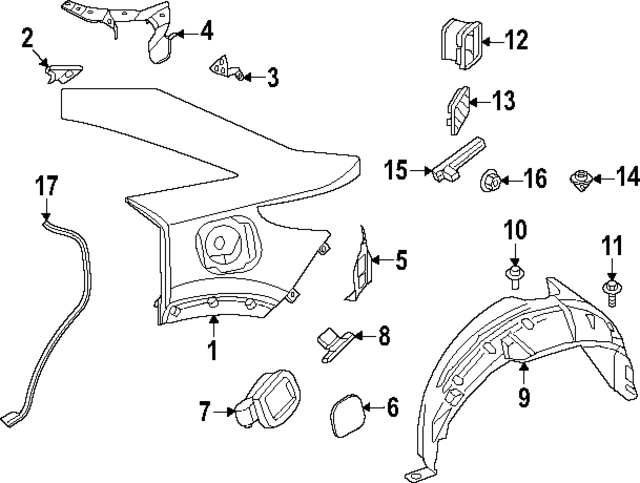 G81015VGMA - Body: Quarter Panel for INFINITI: QX55 Image