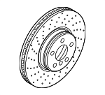 34116858623 - : Front Brake Rotor for BMW: i8 Image