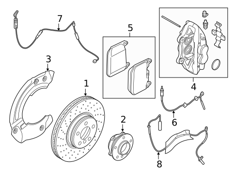 Front Brakes for 2022 BMW M235i xDrive Gran Coupe #2