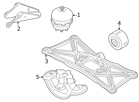 Engine Mounting for 2001 Jaguar XK8 #0