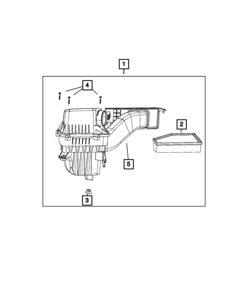 Air Cleaner for 2025 Chrysler Pacifica #1