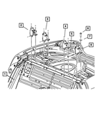 6102122AA - Body Sheet Metal Except Doors: Bolt for Mopar Image