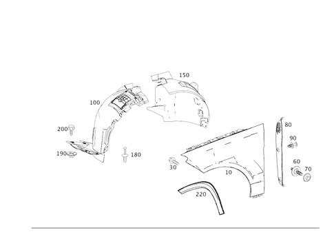 Front Fender for 2016 Mercedes-Benz GLE63 AMG S #0