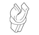 8650529 - Body: Quarter Trim Panel Fastener for Volvo: C30, V70, V90, V90 Cross Country, XC60, XC70, XC90 Image