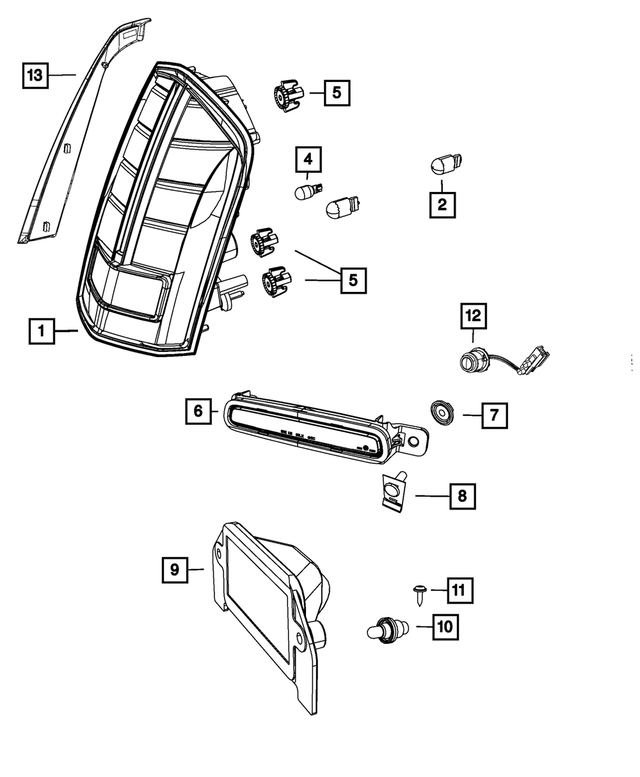 6508599AA - : Bolt And Retainer for Mopar Image