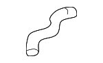 99757255300 - HVAC: Intake Hose for Porsche: 911, Boxster, Cayman Image