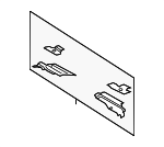 FL3Z1510415A - Body: Stiffener for Ford: Expedition, F-150, F-150 Lightning, F-250 Super Duty, F-350 Super Duty, F-450 Super Duty | Lincoln: Navigator Image