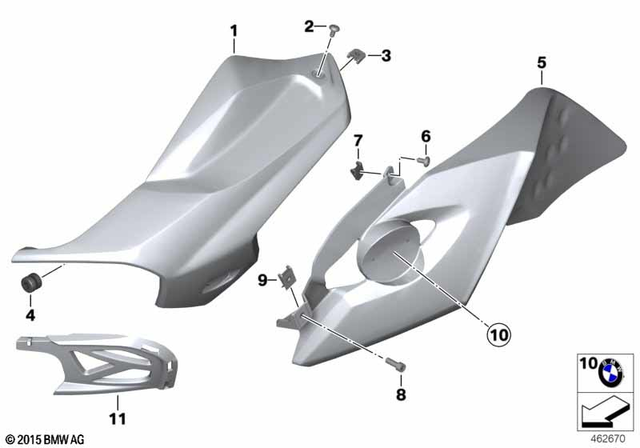 6327651211 - Frame and Mounting Parts: Fillister Head Screw - M5X12-A2-80 for BMW-Motorrad Image