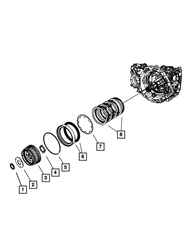 4412209 - Transmission: Thrust Bearing for Mopar Image image