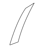 7592502040 - Body: Black Out Tape for Toyota: Corolla Image