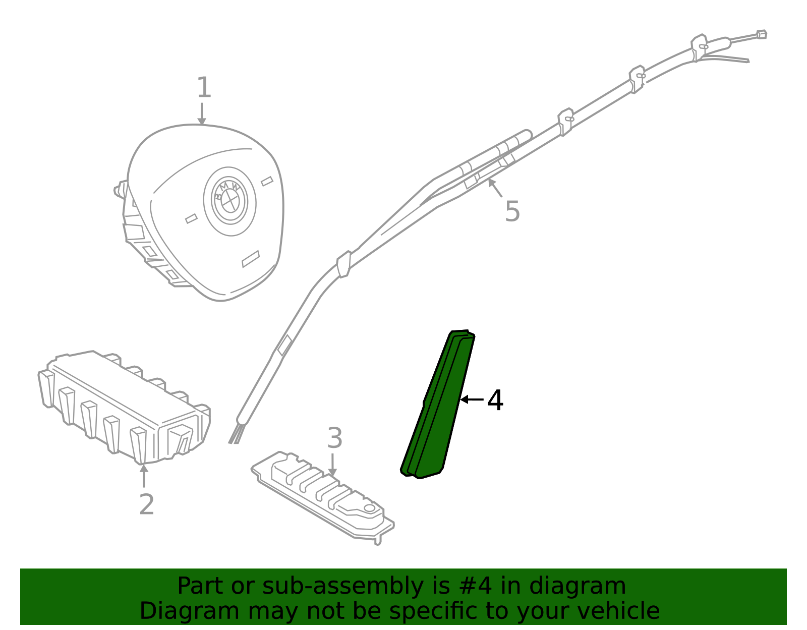 Side Impact Inflator Module - BMW (72127475497)