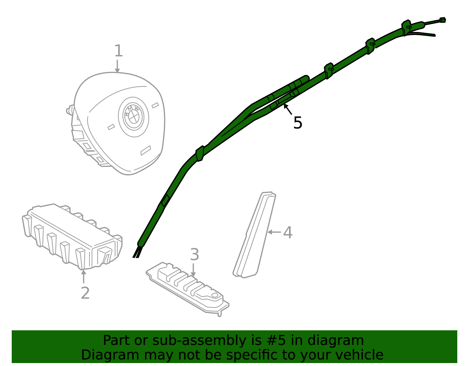 Head Air Bag - BMW (72127421138)
