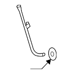 15144AA300 - Engine: Guide Tube for Subaru Image
