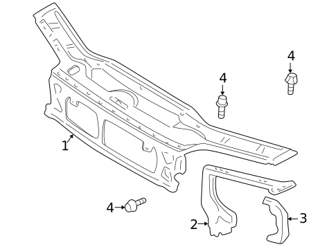 Radiator Support for 2007 Volvo XC70 #0
