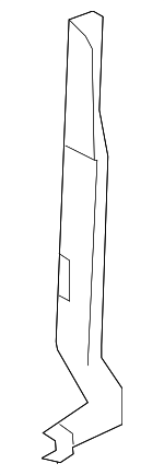 68266724AA - Body: Upper Center Pillar Trim Bracket for Jeep: Renegade Image