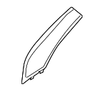 5VW19MS7AA - Body: Windshield Pillar Trim for Jeep: Renegade Image