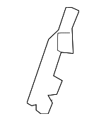 68332395AA - Body: Windshield Pillar Trim Fastener for Jeep: Renegade Image