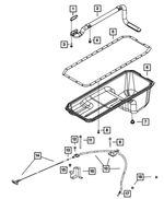 68210080AA - Engine: Oil Pickup Tube for Mopar Image