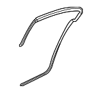92257475 - Body: Door Weather-strip for Pontiac: G8 Image